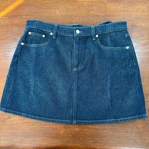 NWT J. Crew Denim Mini Skirt